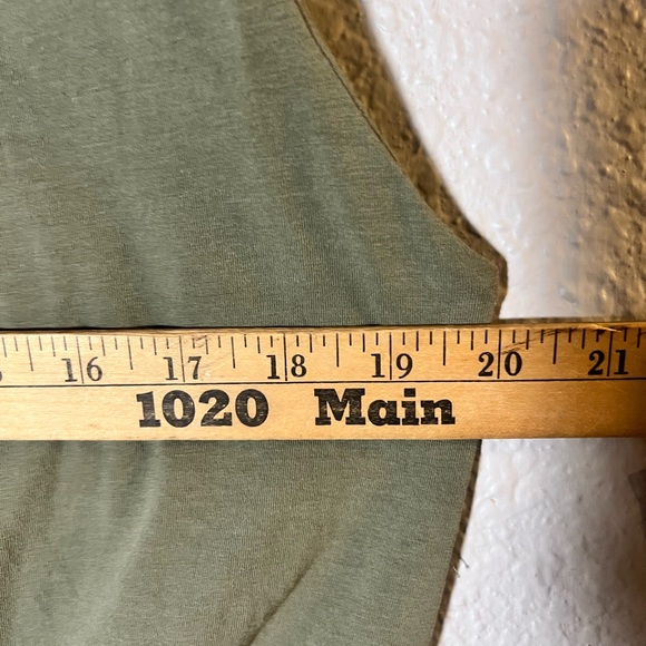 Laundry by Shelli Segal Womens Olive  Green Blouse Size M Tie Front Top - Picture 7 of 10